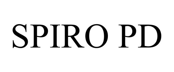 Trademark Logo SPIRO PD