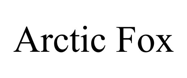 Trademark Logo ARCTIC FOX