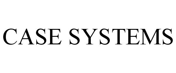  CASE SYSTEMS