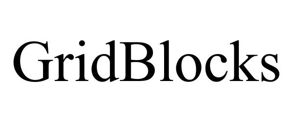 Trademark Logo GRIDBLOCKS