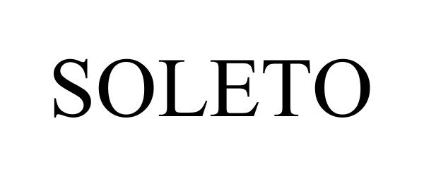 Trademark Logo SOLETO