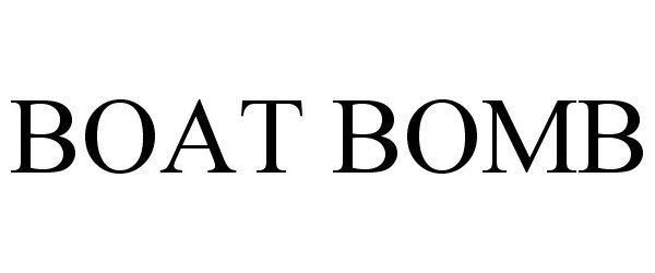 Trademark Logo BOAT BOMB