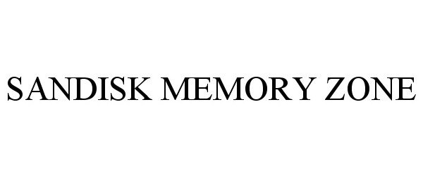  SANDISK MEMORY ZONE