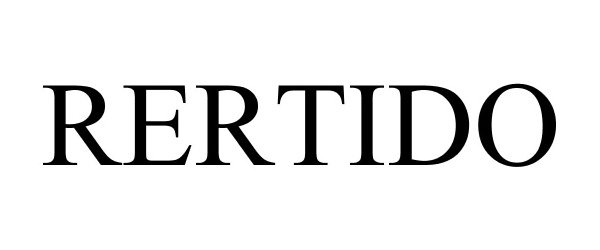 Trademark Logo RERTIDO