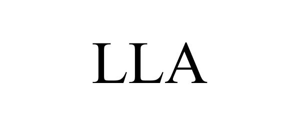 Trademark Logo LLA