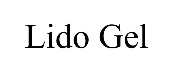 Trademark Logo LIDO GEL