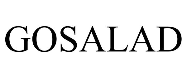 Trademark Logo GOSALAD