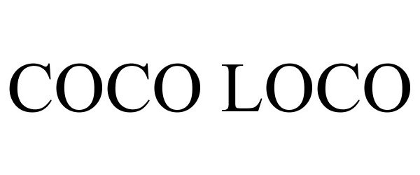Trademark Logo COCO LOCO
