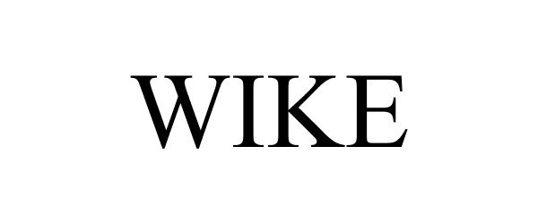 Trademark Logo WIKE
