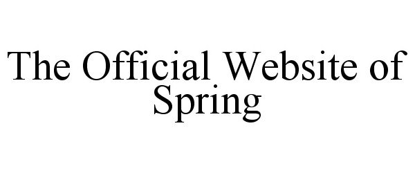  THE OFFICIAL WEBSITE OF SPRING