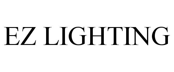 Trademark Logo EZ LIGHTING