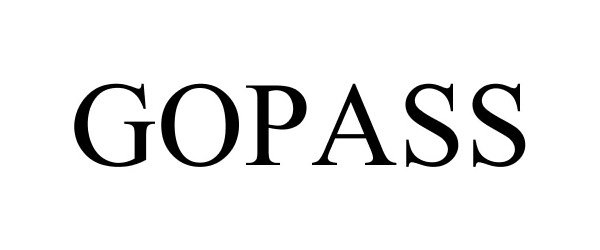 Trademark Logo GOPASS
