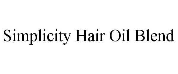  SIMPLICITY HAIR OIL BLEND