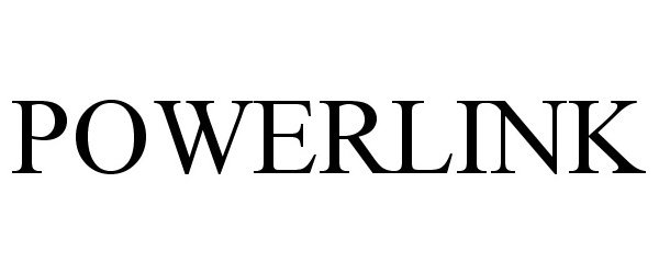 Trademark Logo POWERLINK