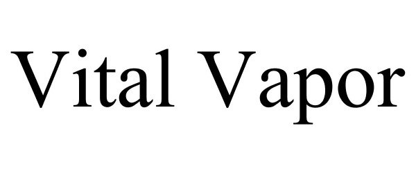 Trademark Logo VITAL VAPOR