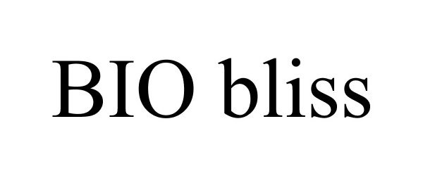 Trademark Logo BIO BLISS