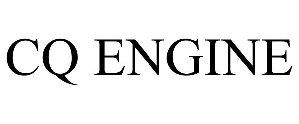 Trademark Logo CQ ENGINE
