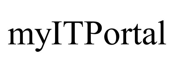 Trademark Logo MYITPORTAL