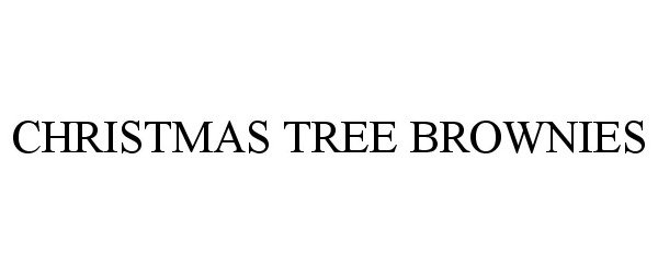  CHRISTMAS TREE BROWNIES