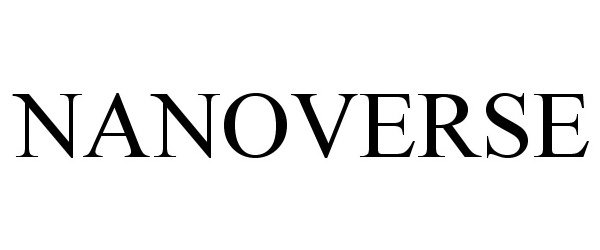 Trademark Logo NANOVERSE