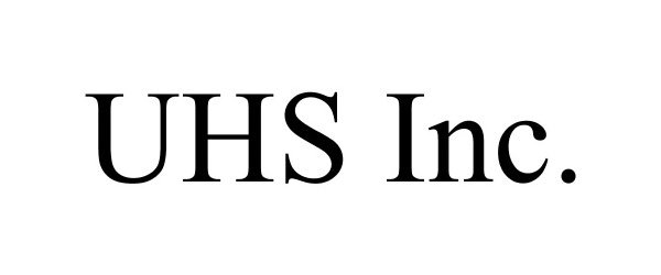 Trademark Logo UHS INC.