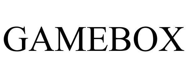 Trademark Logo GAMEBOX