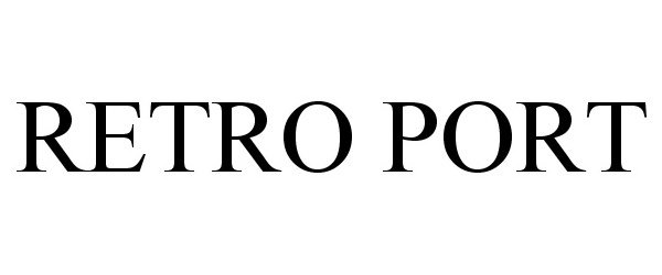 Trademark Logo RETROPORT