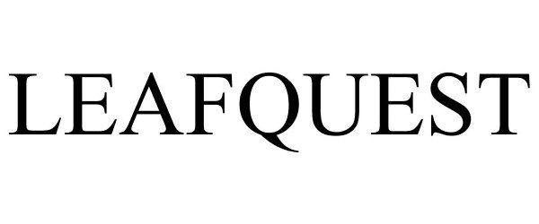 Trademark Logo LEAFQUEST