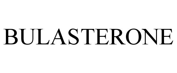 Trademark Logo BULASTERONE