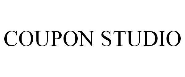 Trademark Logo COUPON STUDIO