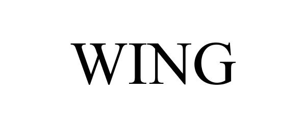 Trademark Logo WING