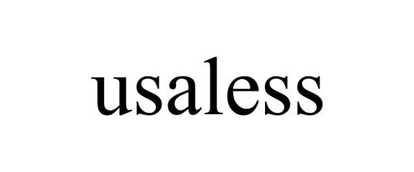 Trademark Logo USALESS