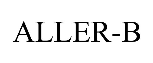 Trademark Logo ALLER-B