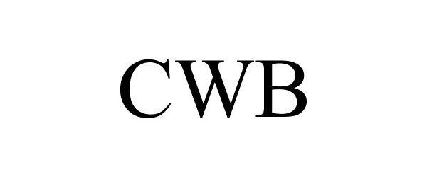 Trademark Logo CWB