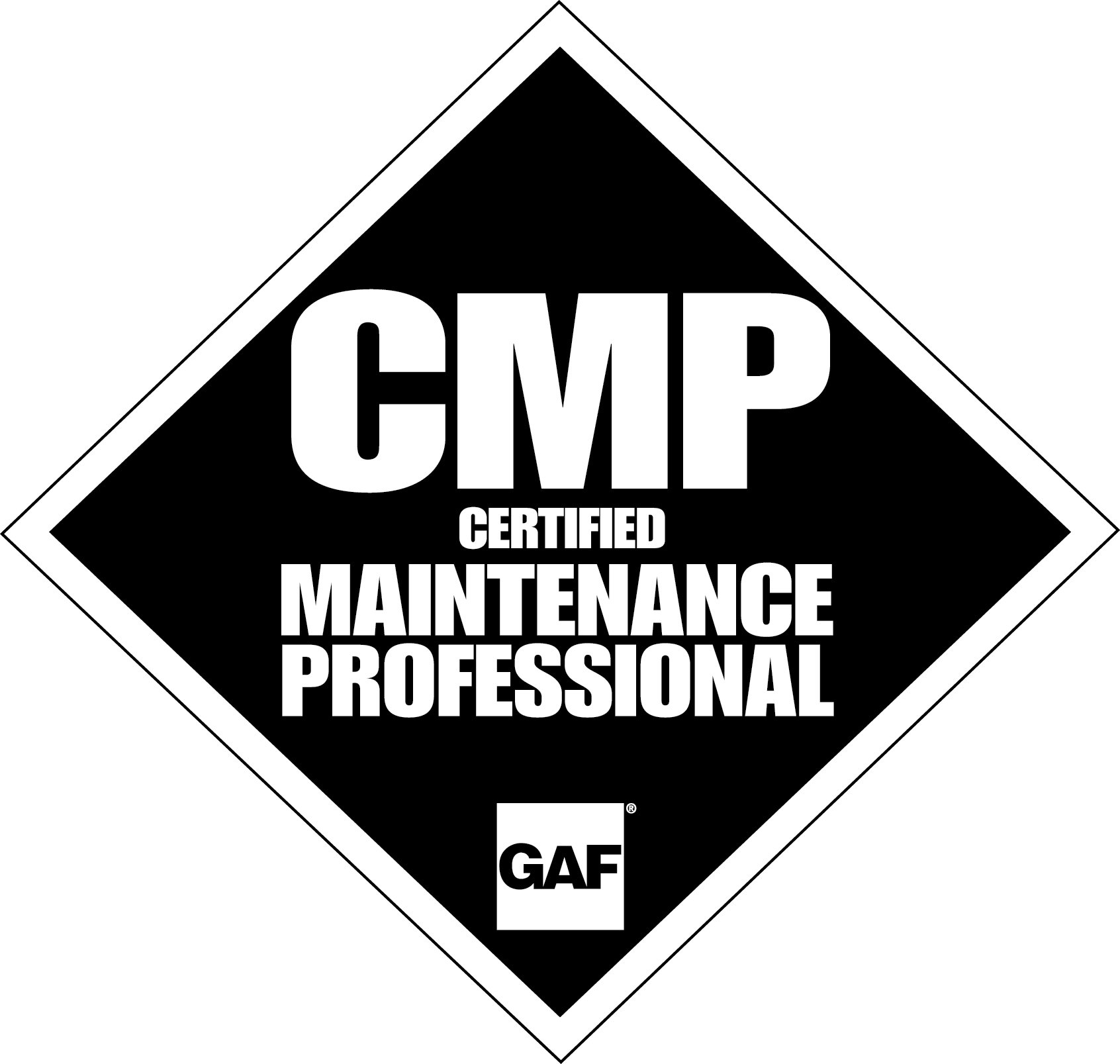 Trademark Logo CMP CERTIFIED MAINTENANCE PROFESSIONAL GAF
