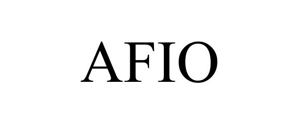 Trademark Logo AFIO