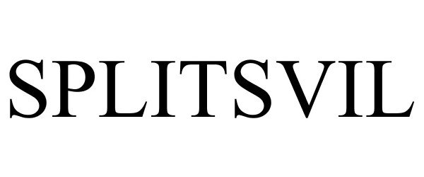 Trademark Logo SPLITSVIL