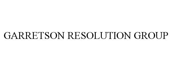  GARRETSON RESOLUTION GROUP