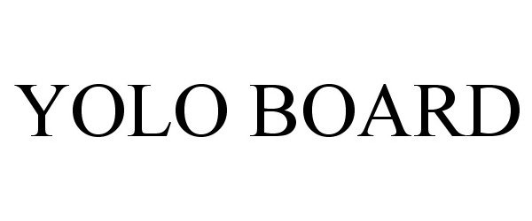 Trademark Logo YOLO BOARD