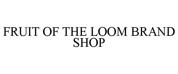  FRUIT OF THE LOOM BRAND SHOP