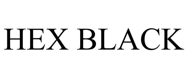  HEX BLACK