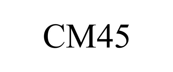 Trademark Logo CM45