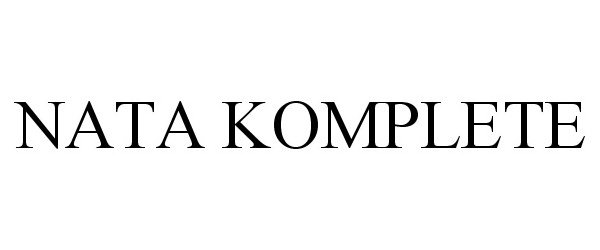  NATA KOMPLETE