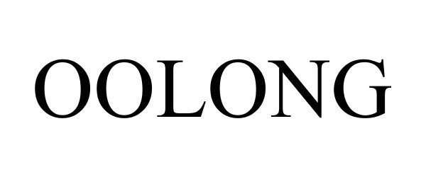 Trademark Logo OOLONG