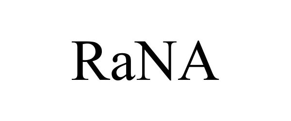 Trademark Logo RANA