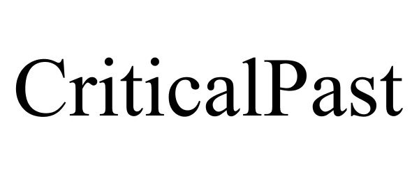 Trademark Logo CRITICALPAST