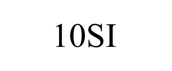 Trademark Logo 10SI