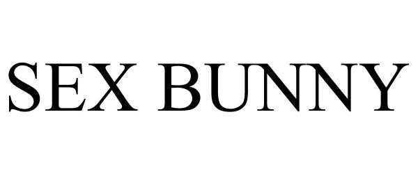 Trademark Logo SEX BUNNY