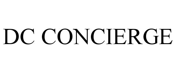 Trademark Logo DC CONCIERGE
