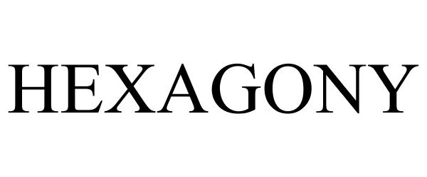 Trademark Logo HEXAGONY